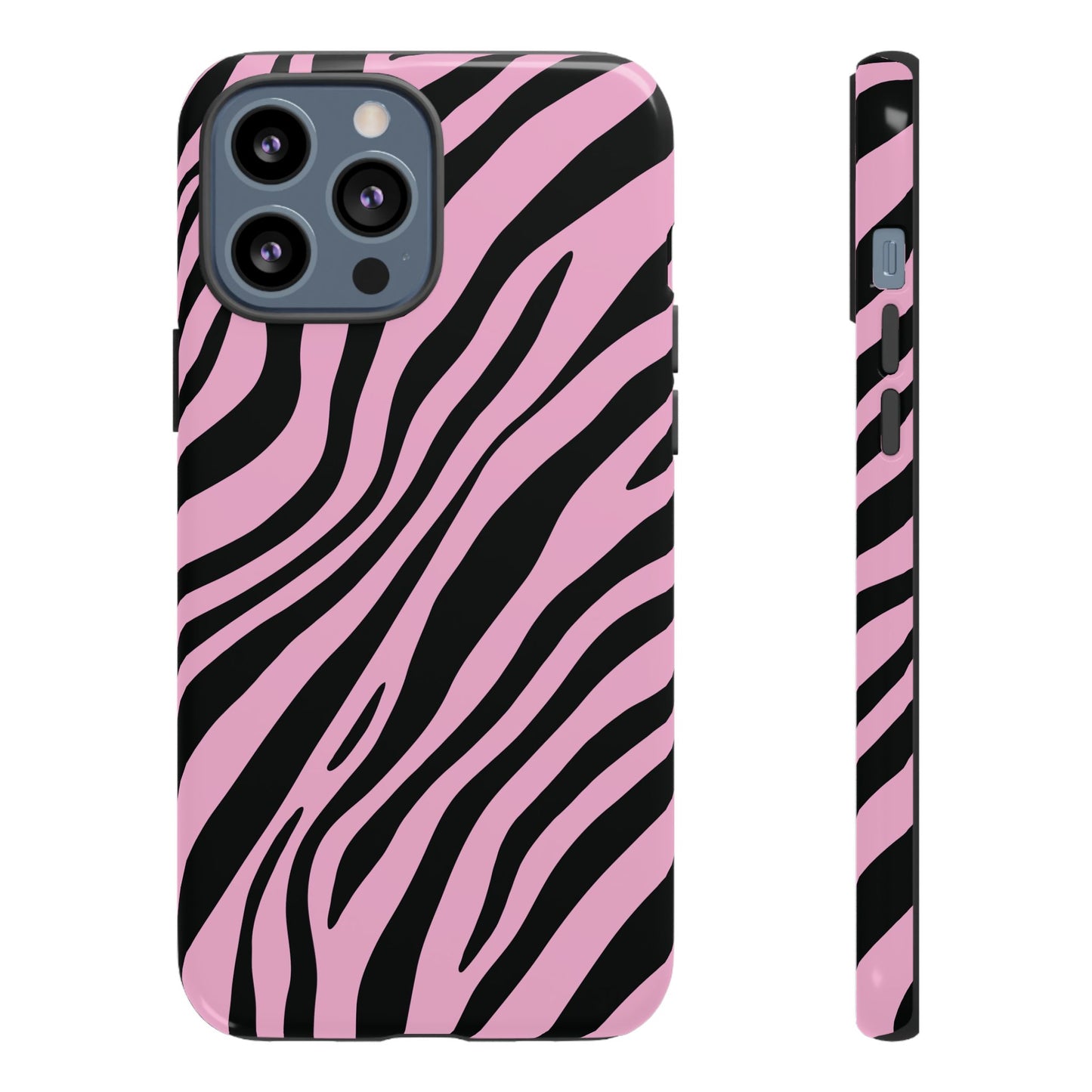 Modern Blush Zebra Print Phone Case