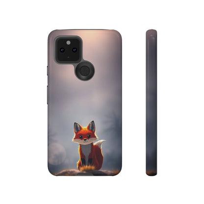Cute Gothic Fox Design Phone Case