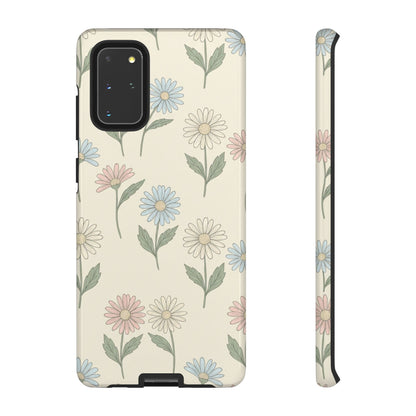 Pretty Pastel Daisy Pattern Phone Case