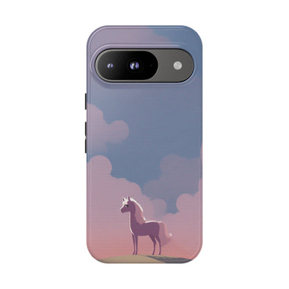 Google Pixel 9 / Glossy Phone Case - Pony & Cloud Design Phone Case