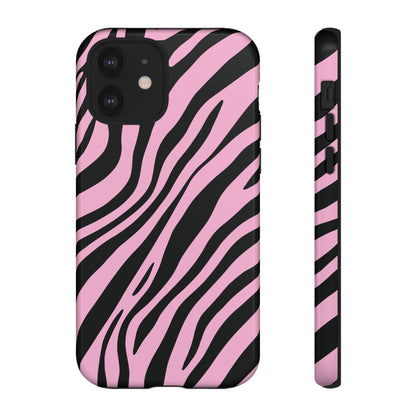 Modern Blush Zebra Print Phone Case
