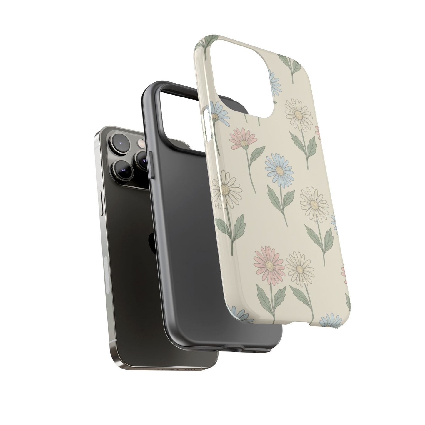 Pretty Pastel Daisy Pattern Phone Case