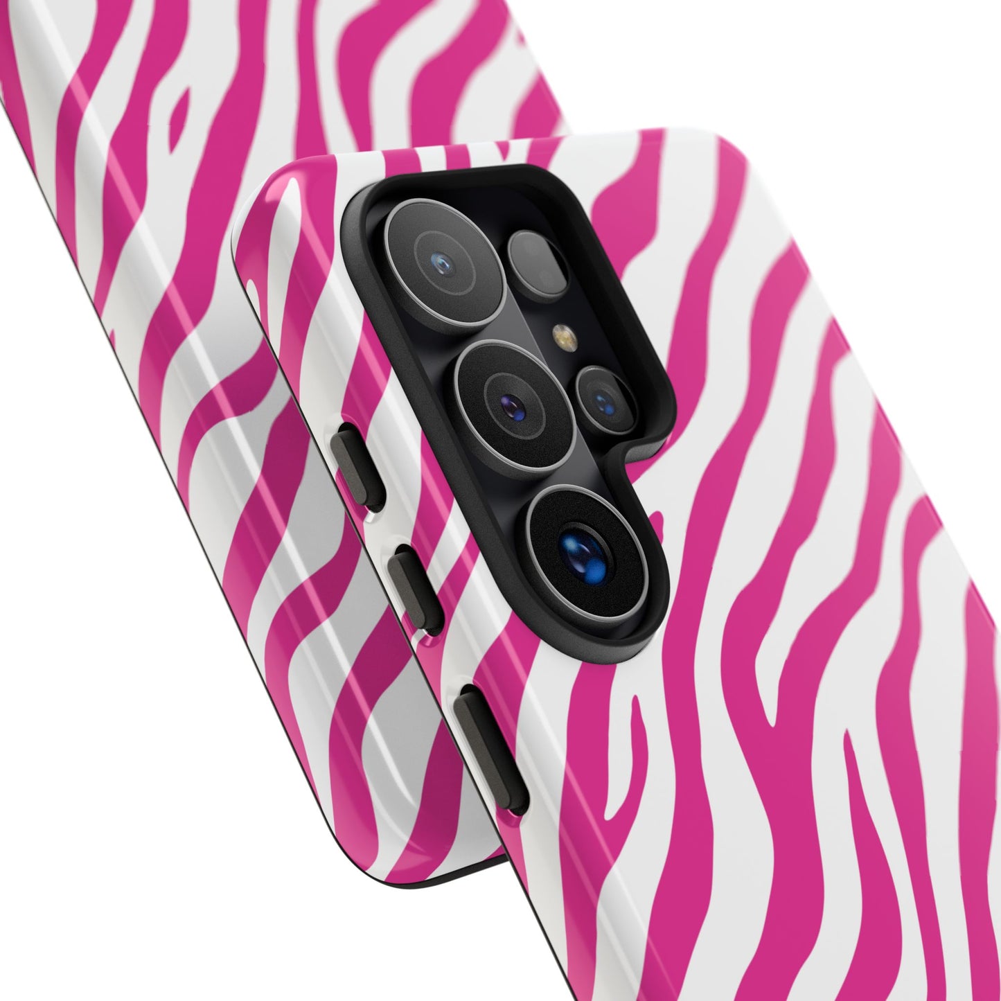 Stylish Hot Pink Zebra Print Phone Case