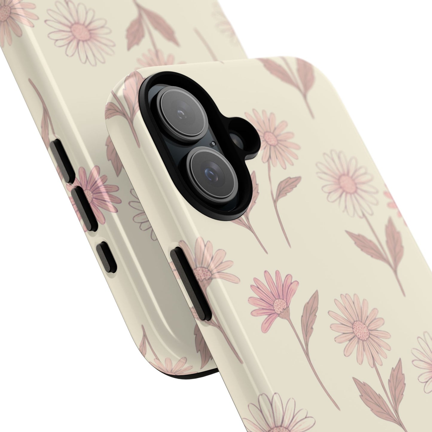 Pretty Blush Daisy Pattern Phone Case