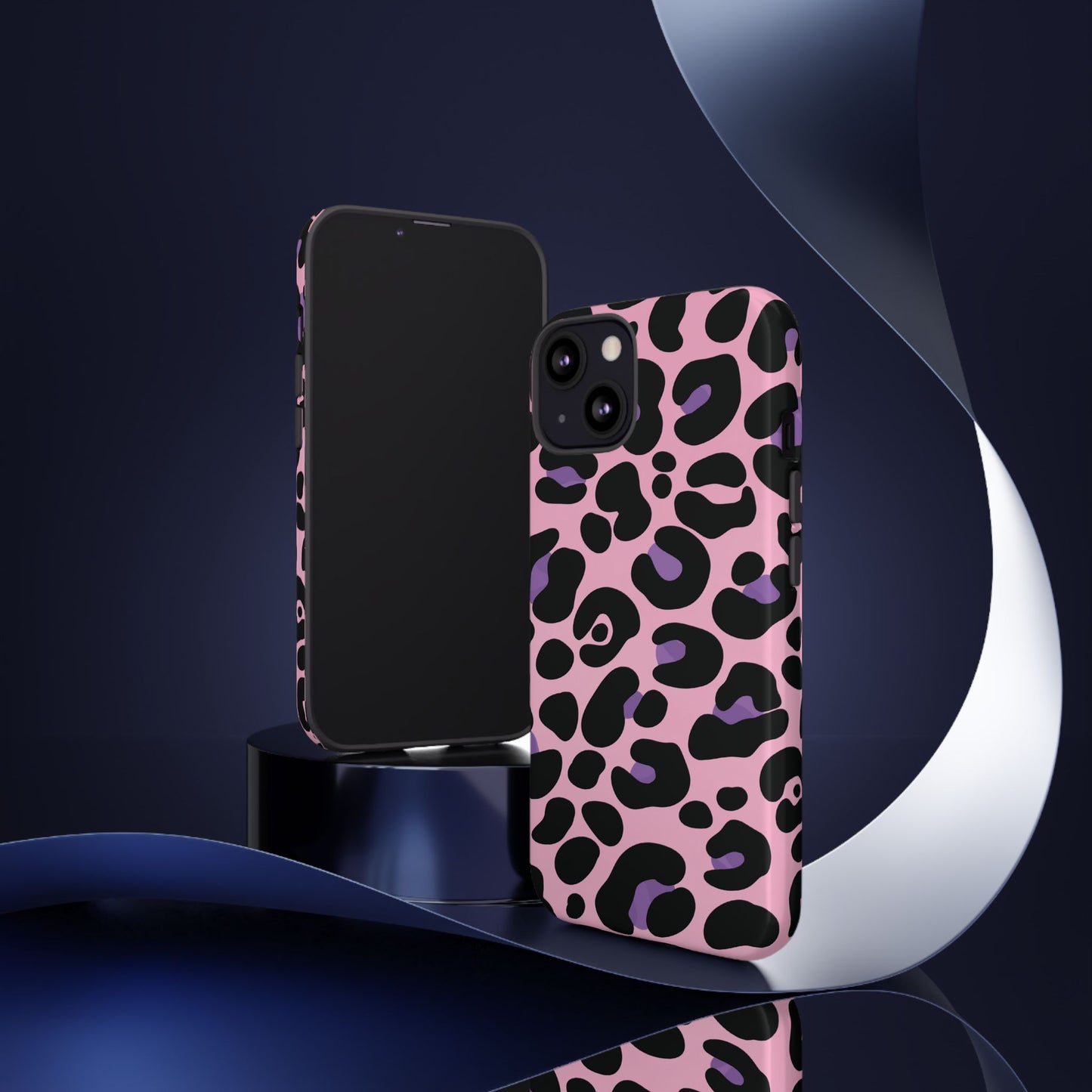 Pretty Pink & Lavender Leopard Print