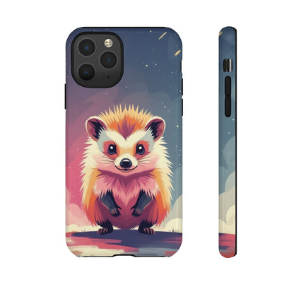 iPhone 11 Pro / Glossy Phone Case - Stylised Hedgehog Design Phone Case