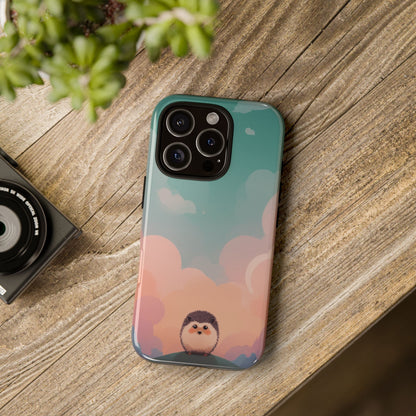 Cute Hedgehog & Cloud Design Phone Case