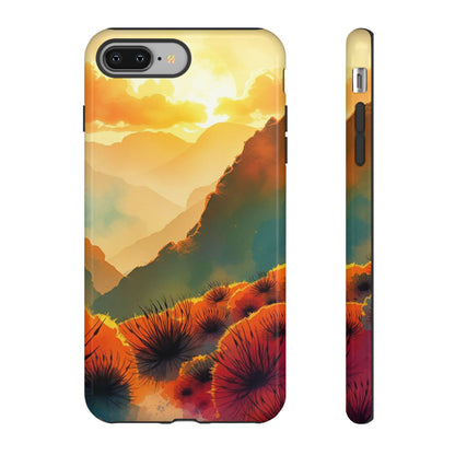 Ideallic Watercolour Sunset Design Phone Case - Multicolor Phone Case - iPhone 8 Plus / Glossy