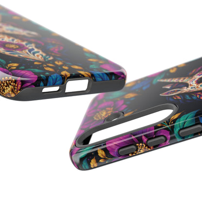 Elegant Purple and Teal Calavera Unicorn Phone Case - Phone Case