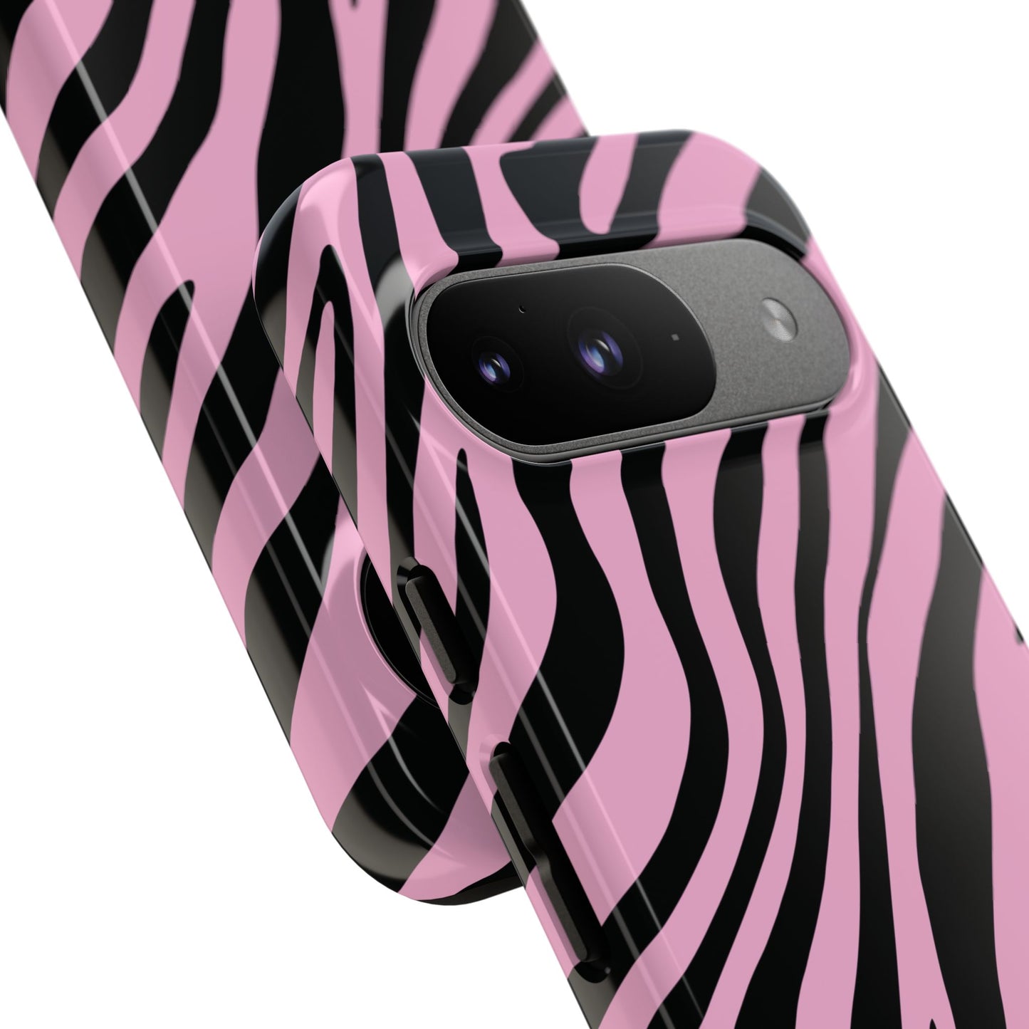 Modern Blush Zebra Print Phone Case