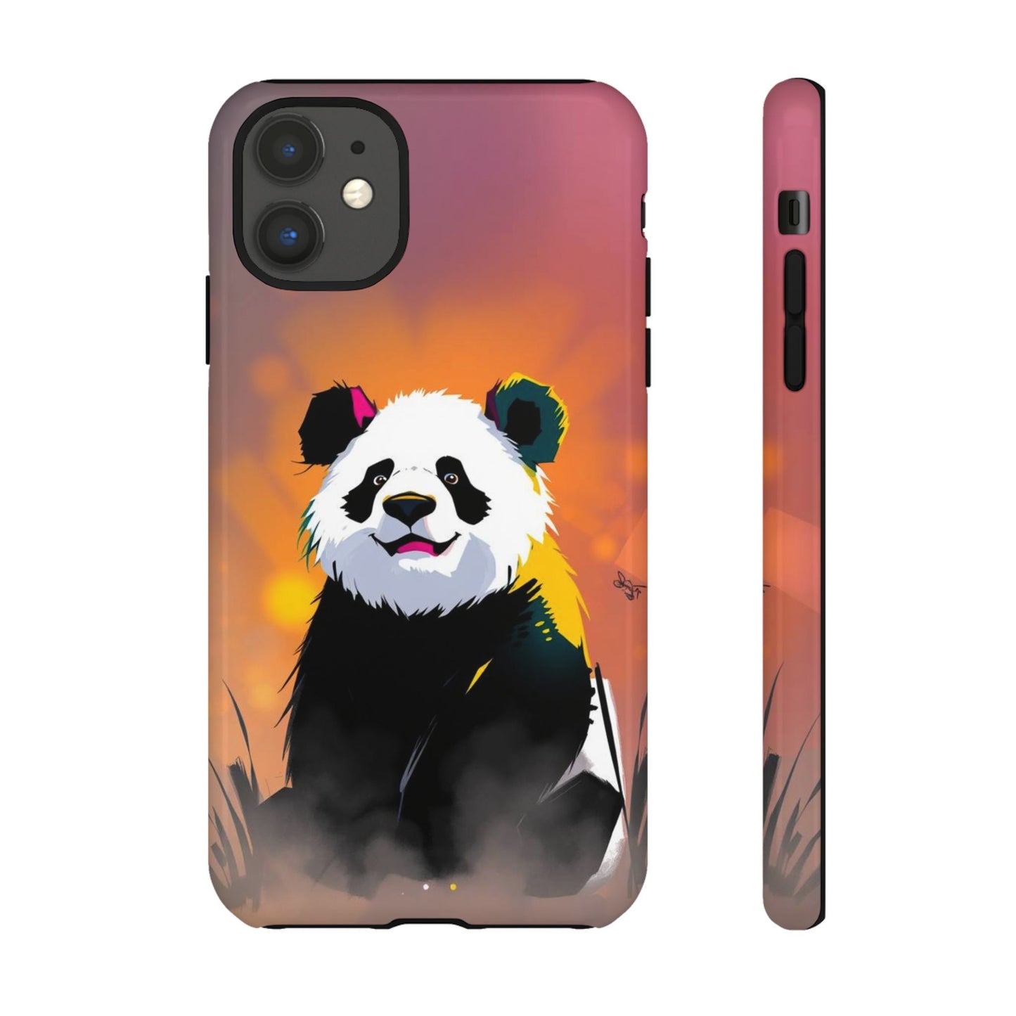 Pop Art Panda Design Phone Case