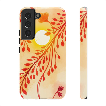 Boho Chic Watercolour Sunset Design Phone Case - Multicolor Phone Case - Samsung Galaxy S22 / Glossy