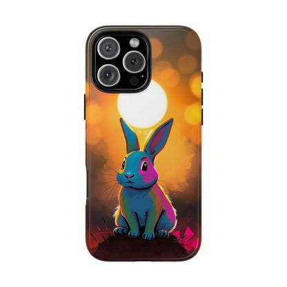 iPhone 16 Pro Max / Glossy Phone Case - Pop Art Rabbit Design Phone Case