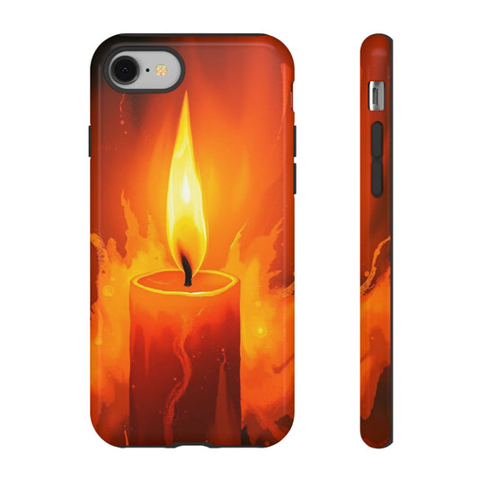 Red Candle Phone Case - Multicolor Phone Case - iPhone 8 / Glossy