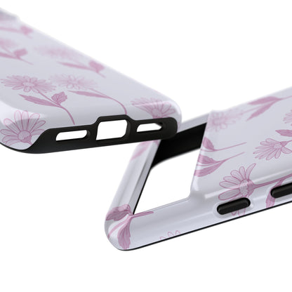 Pretty Lilac Daisy Pattern Phone Case