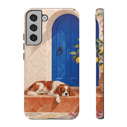 Cavalier King Charles Spaniel Blue Door Siesta Phone Case - Multicolor Phone Case - Samsung Galaxy S22 Plus / Glossy