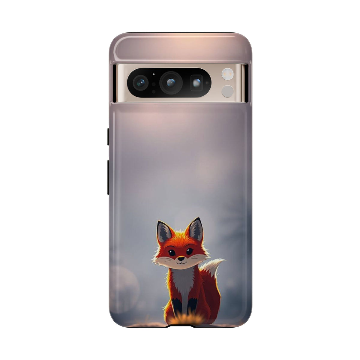 Cute Gothic Fox Design Phone Case - Multicolor Phone Case - Google Pixel 8 Pro / Glossy