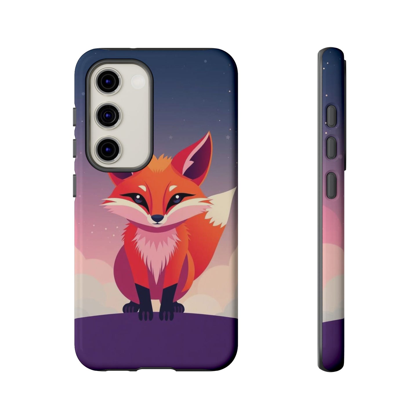 Samsung Galaxy S23 / Glossy Phone Case - Pop Art Fox Design Phone Case