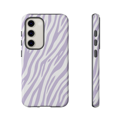 Lavender Tiger Print Phone Case