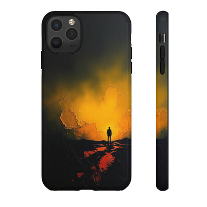 iPhone 11 Pro Max / Glossy Phone Case - Acrylic Mysterious Figure Phone Case