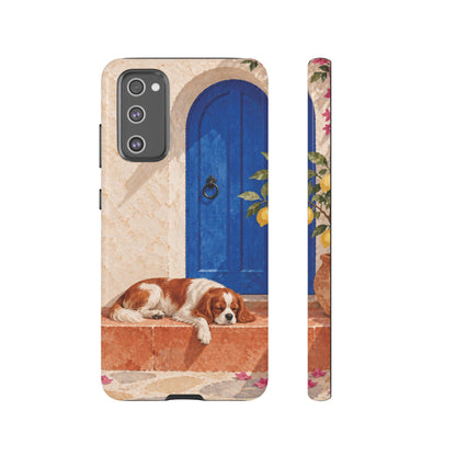 Cavalier King Charles Spaniel Blue Door Siesta Phone Case - Multicolor Phone Case - Samsung Galaxy S20 FE / Glossy