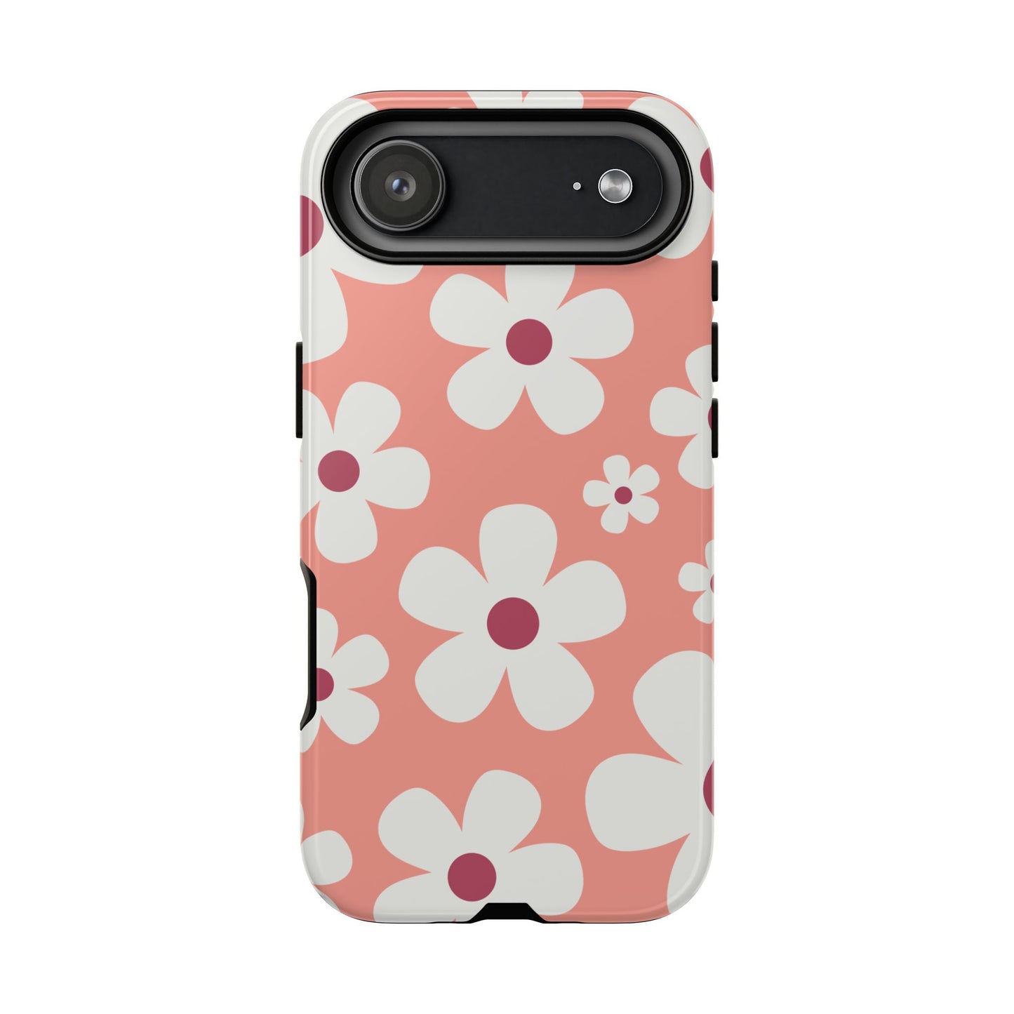 iPhone 17 Air / Glossy Phone Case - Cute Pink Daisy Pattern #2 Phone Case