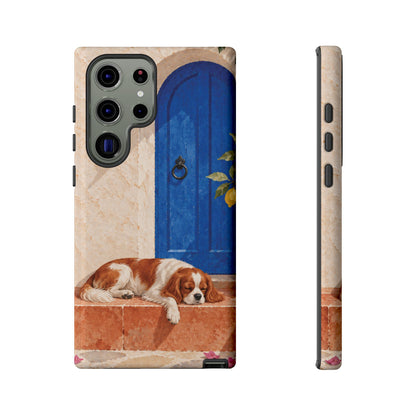 Cavalier King Charles Spaniel Blue Door Siesta Phone Case - Multicolor Phone Case - Samsung Galaxy S23 Ultra / Glossy