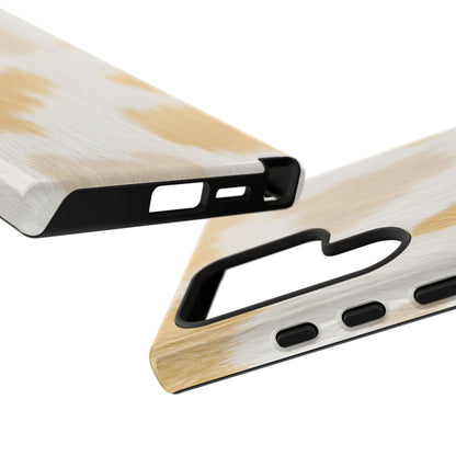 Golden Honey Cow Print Phone Case