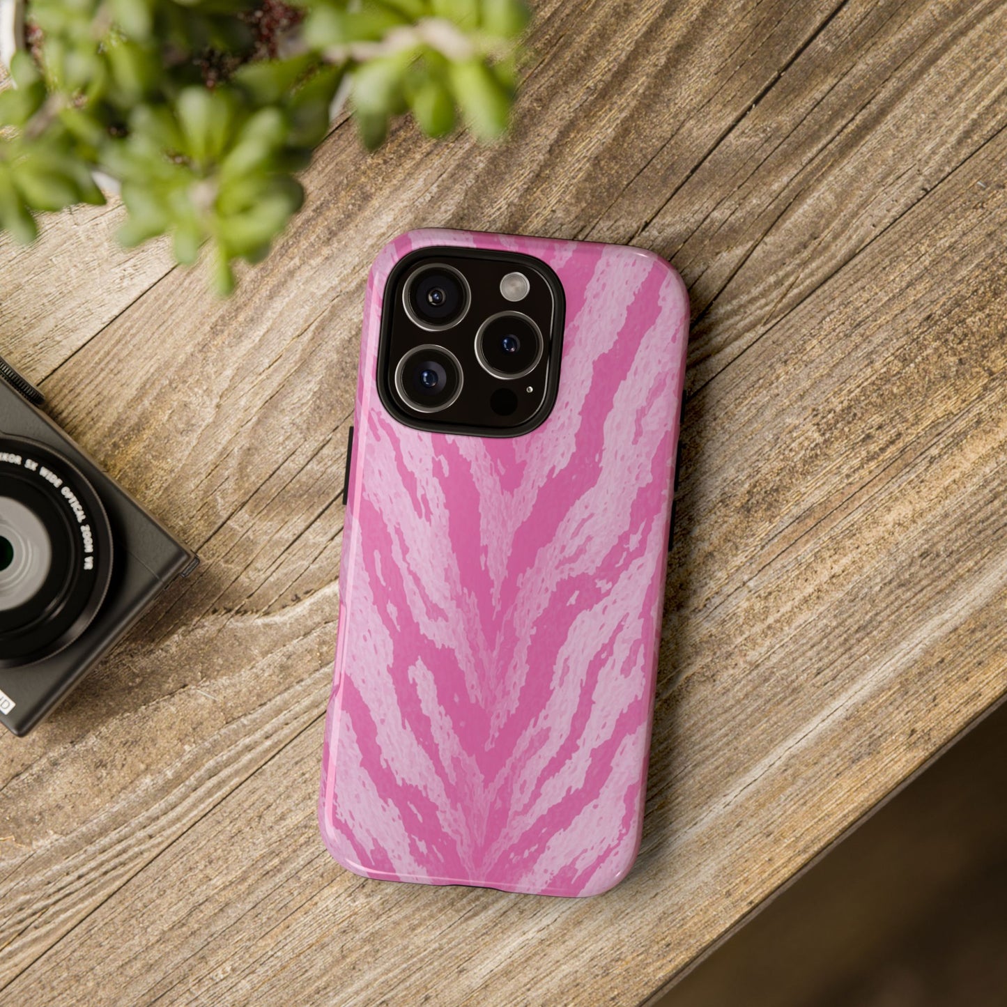 Blush Tiger Print Phone Case
