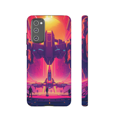 Samsung Galaxy S20 FE / Glossy Phone Case - Alien Landing Pad Design Phone Case