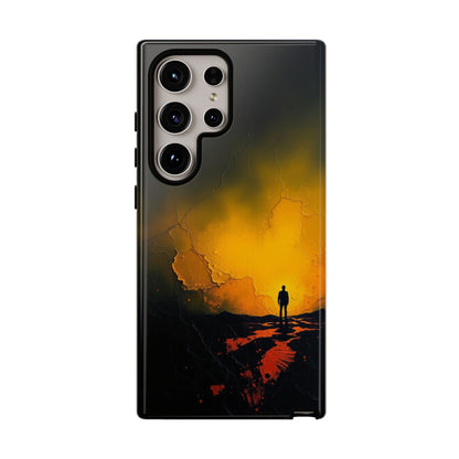 Samsung Galaxy S24 Ultra / Glossy Phone Case - Acrylic Mysterious Figure Phone Case