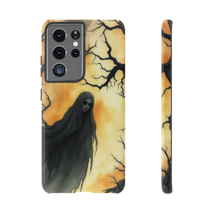Samsung Galaxy S21 Ultra / Glossy Phone Case - Watercolour Gothic Deathly Woman Phone Case