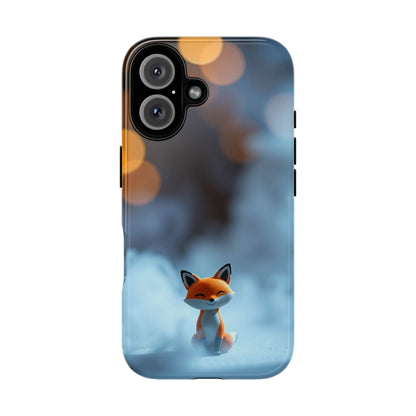 iPhone 16 / Glossy Phone Case - Cute Misty Fox Design Phone Case