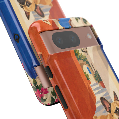 French Bulldog Quiet Lane Phone Case - Multicolor Phone Case
