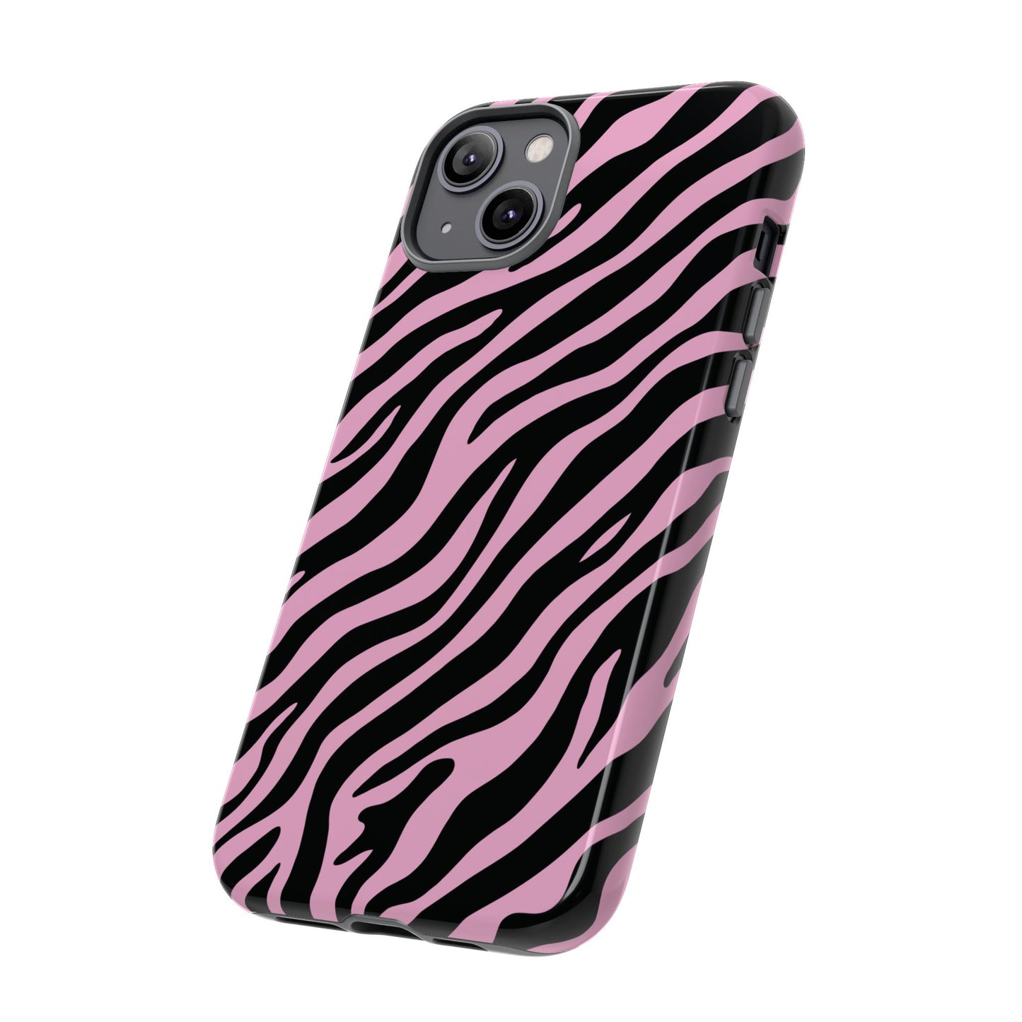 Stylish Blush Zebra Print Phone Case