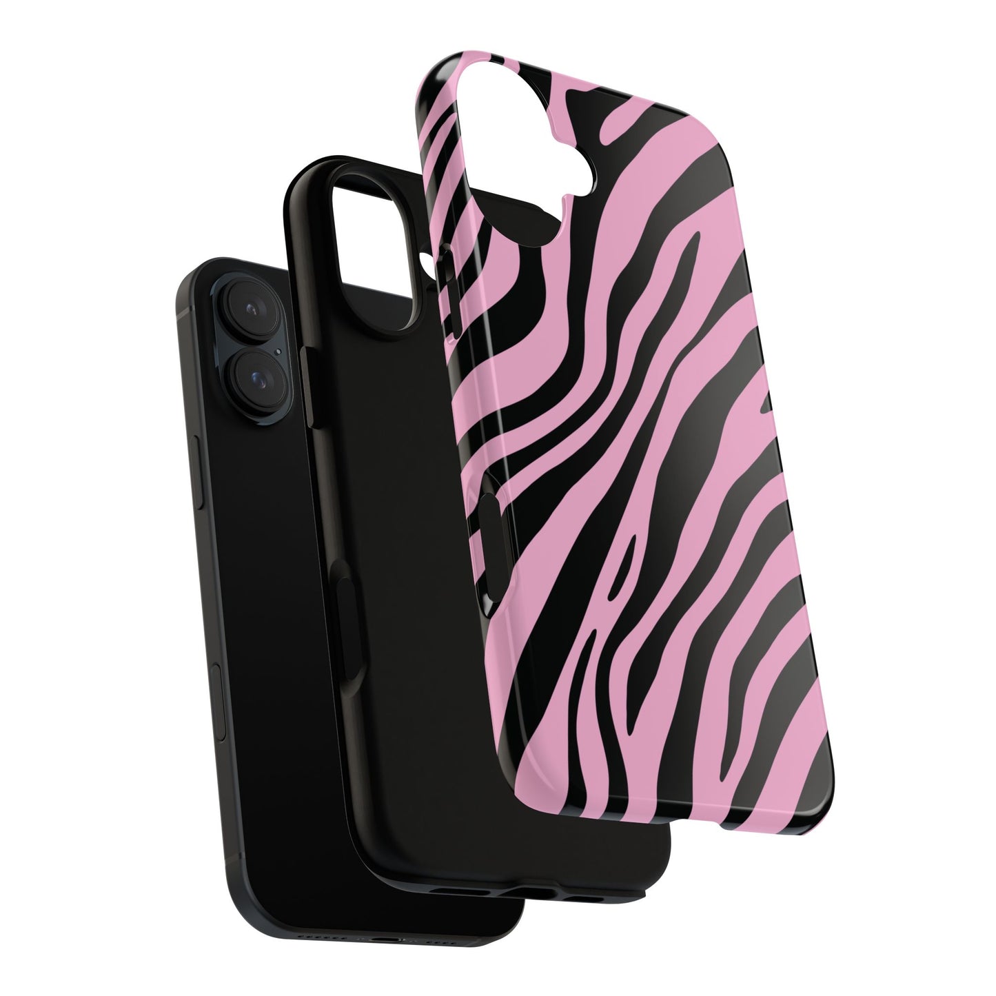 Modern Blush Zebra Print Phone Case