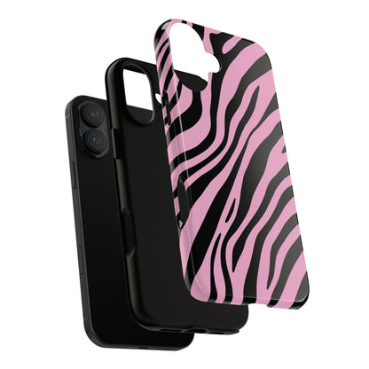 Modern Blush Zebra Print Phone Case