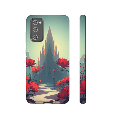 Samsung Galaxy S20 FE / Glossy Phone Case - Gothic Alien Garden Design Phone Case