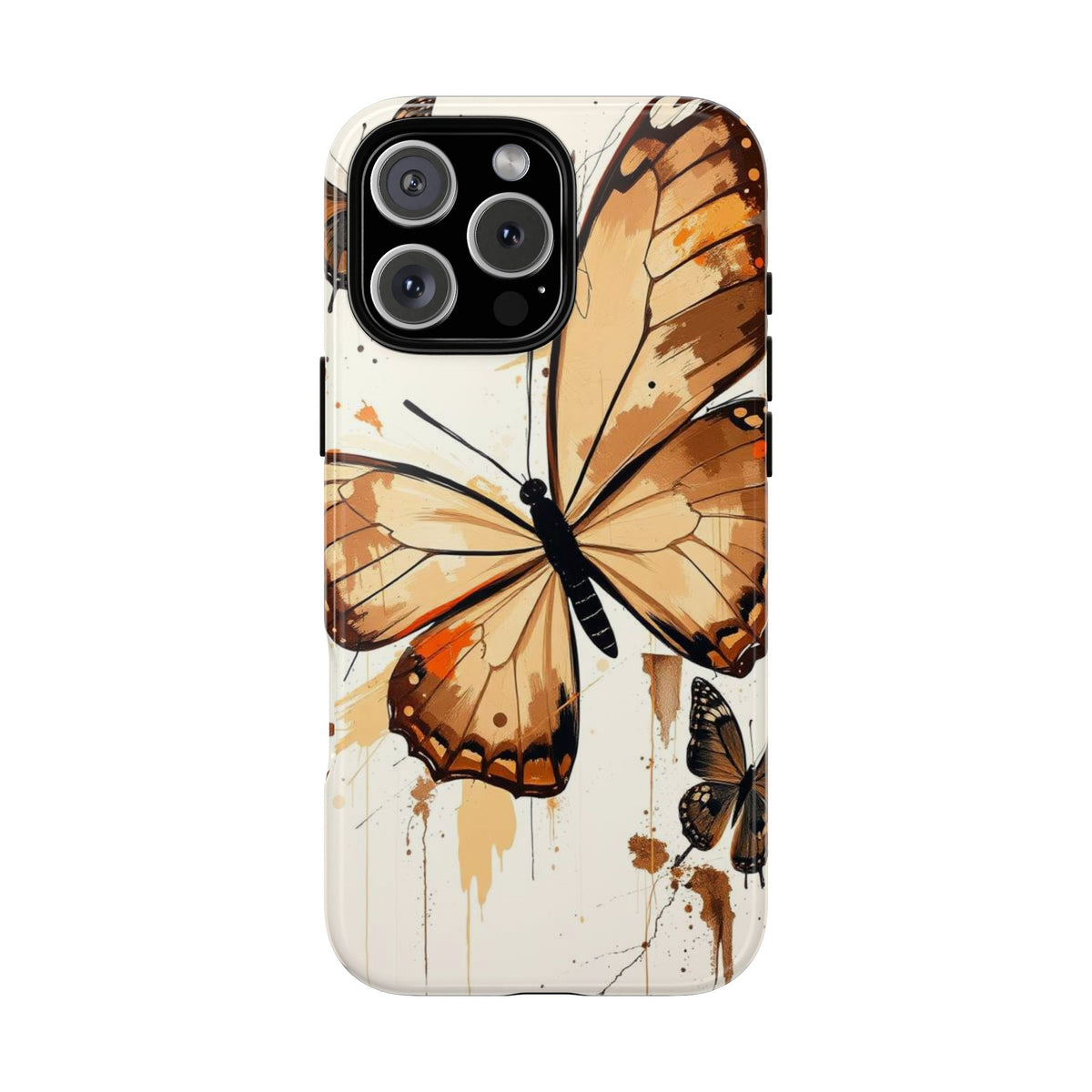 Acrylic Style Butterflies Design Phone Case - Multicolor Phone Case - iPhone 16 Pro Max / Glossy