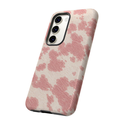 Pretty Blush Cow Print Phone Case