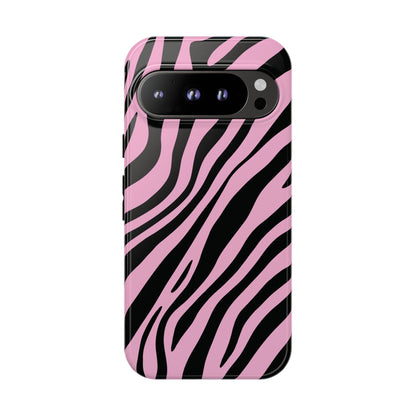 Modern Blush Zebra Print Phone Case