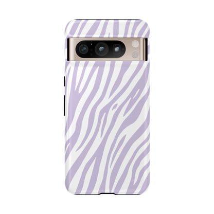 Lavender Tiger Print Phone Case