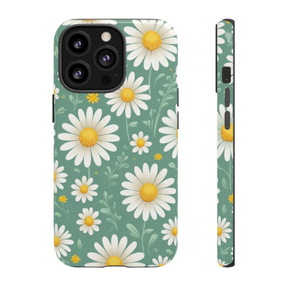 iPhone 13 Pro / Glossy Phone Case - Daisies Floral Pattern 1 Phone Case
