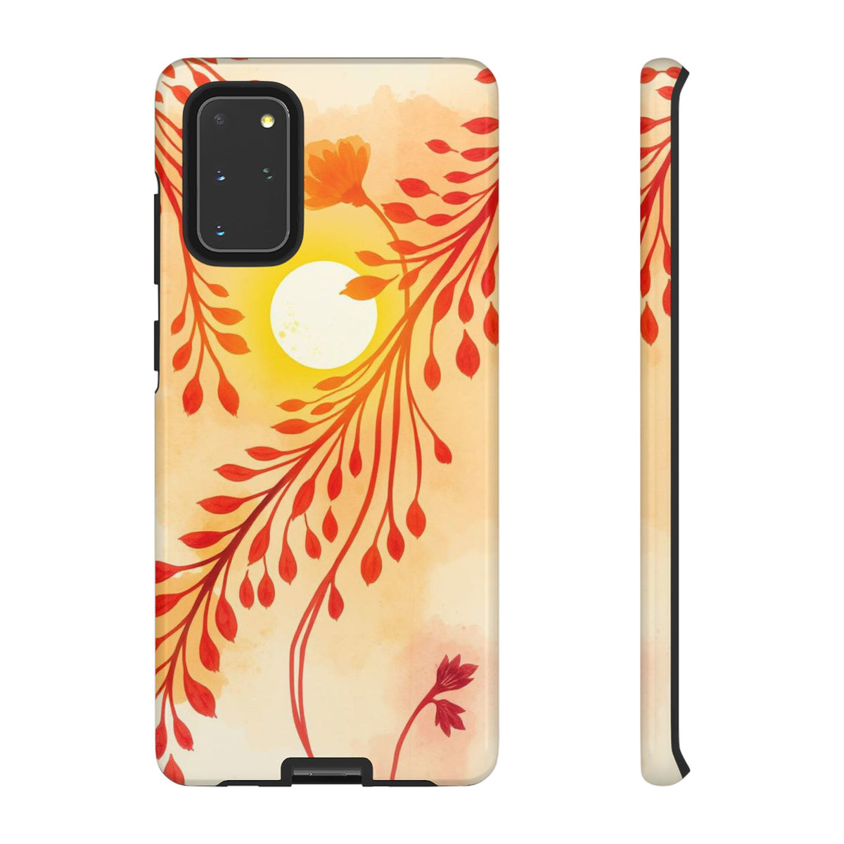 Boho Chic Watercolour Sunset Design Phone Case - Multicolor Phone Case - Samsung Galaxy S20+ / Glossy