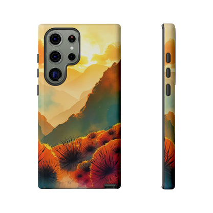 Ideallic Watercolour Sunset Design Phone Case - Multicolor Phone Case - Samsung Galaxy S23 Ultra / Glossy