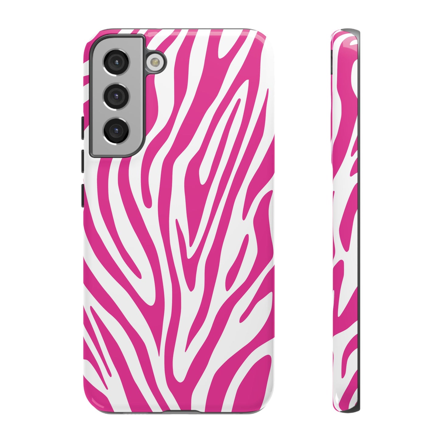 Graphic Hot Pink Tiger Print Phone Case