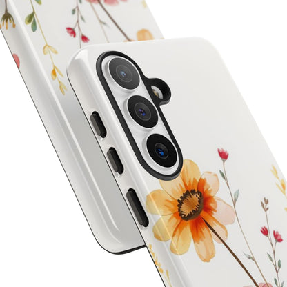 Boho Chic Watercolour Wild Blooms Pattern Phone Case - Multicolor Phone Case
