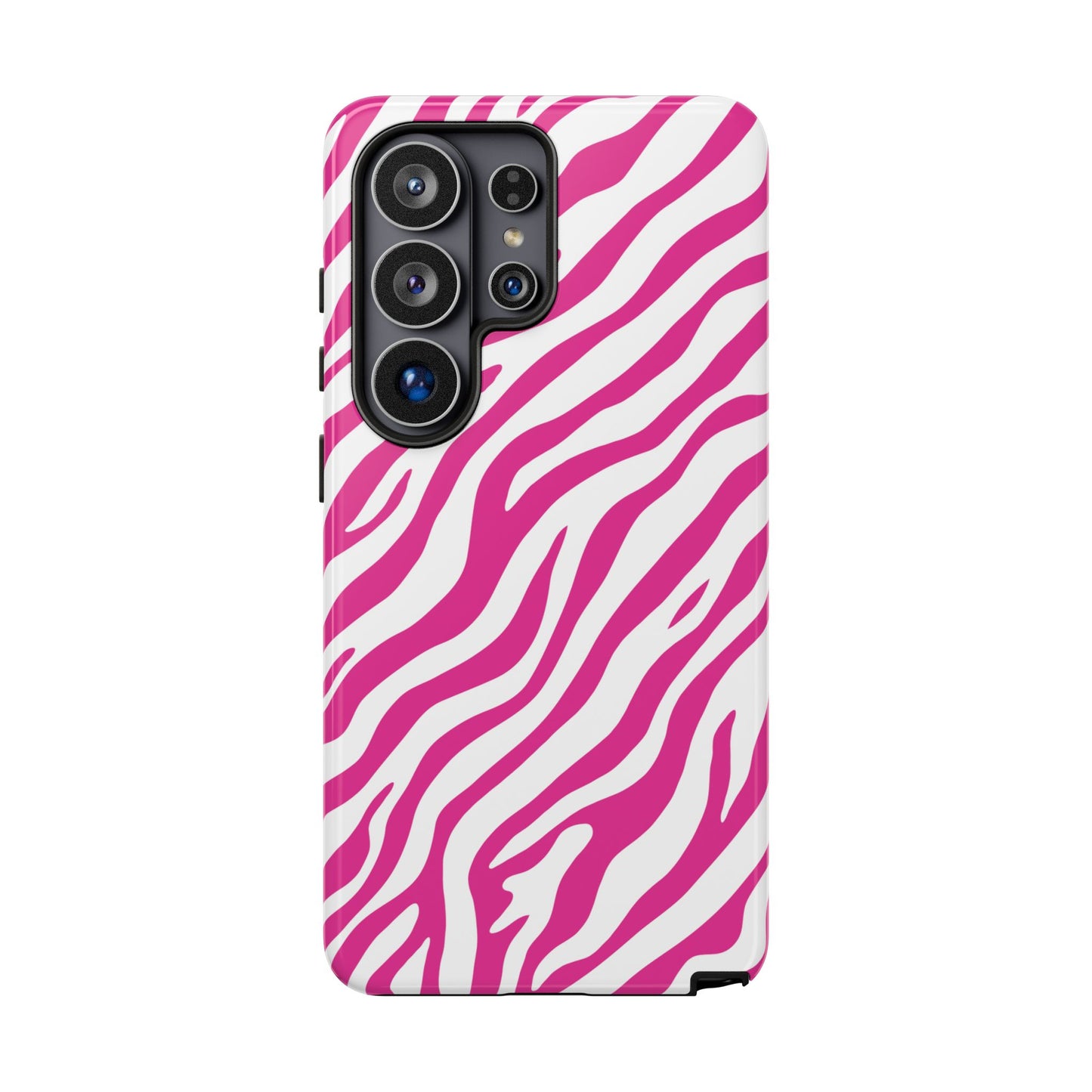 Stylish Hot Pink Zebra Print Phone Case