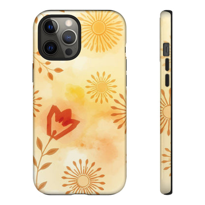 Boho Chic Watercolour Pattern Phone Case - Multicolor Phone Case - iPhone 12 Pro Max / Glossy