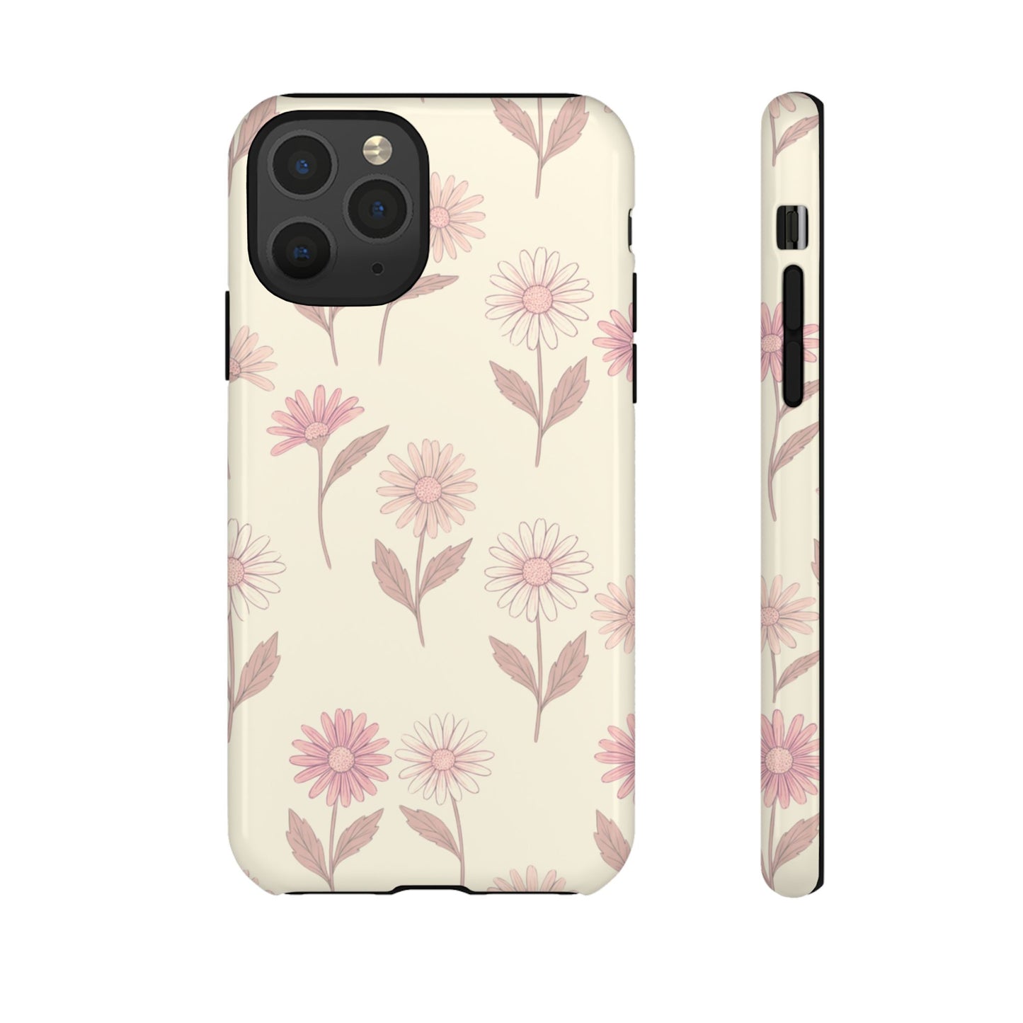 Pretty Blush Daisy Pattern Phone Case